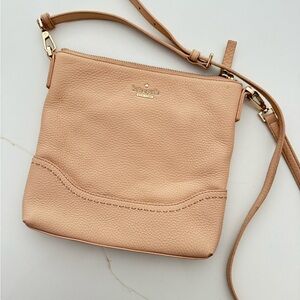 Kate Spade crossbody peach nude